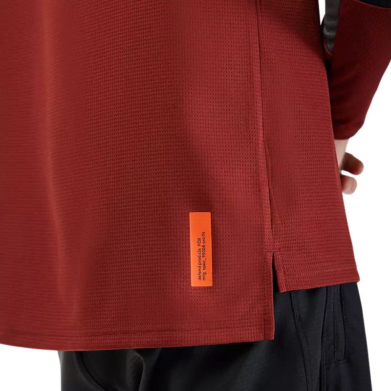 Fox Racing Defend Long Sleeve MTB Jersey - Rust - Image 6