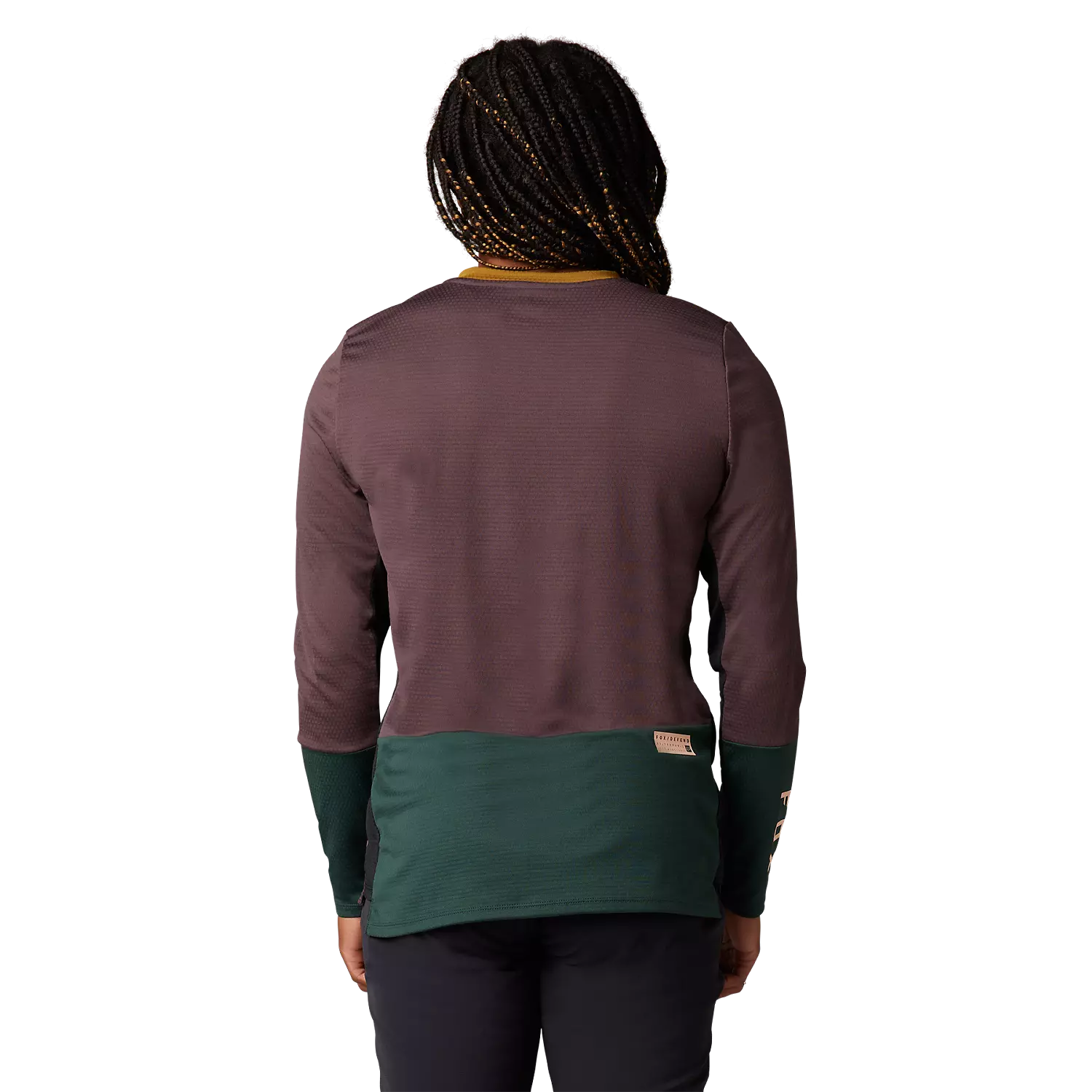 Fox Racing Defend Long Sleeve MTB Jersey - Womens - Rootbeer - Image 2