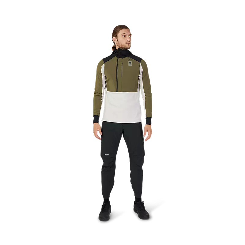 Fox Racing Defend Thermal Hoodie - Olive Green - Image 13