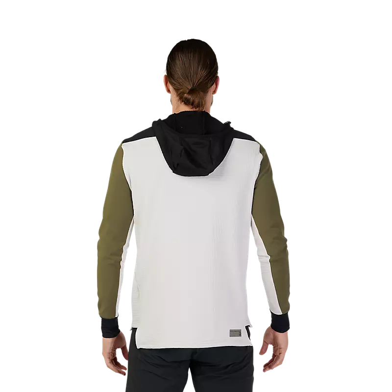 Fox Racing Defend Thermal Hoodie - Olive Green - Image 3