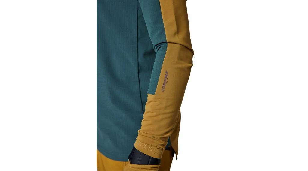 Fox Racing Defend Thermal Long Sleeve Jersey - Emerald - Image 6