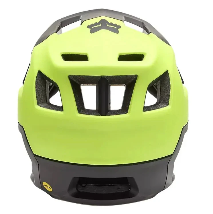 Fox Racing Dropframe MTB Helmet - Flo Yellow - Image 4