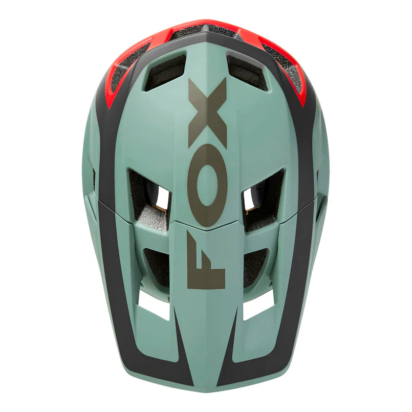 Fox Racing Dropframe Pro Divide MTB Helmet - Eucalyptus - Image 3