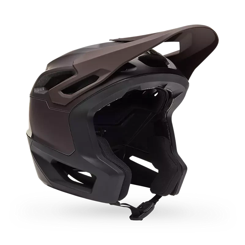 Fox Racing Dropframe Pro MTB Helmet - Grid - Cocoa - Image 2
