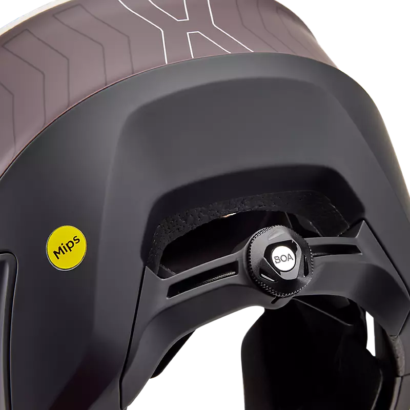 Fox Racing Dropframe Pro MTB Helmet - Runn - Purple - Image 9