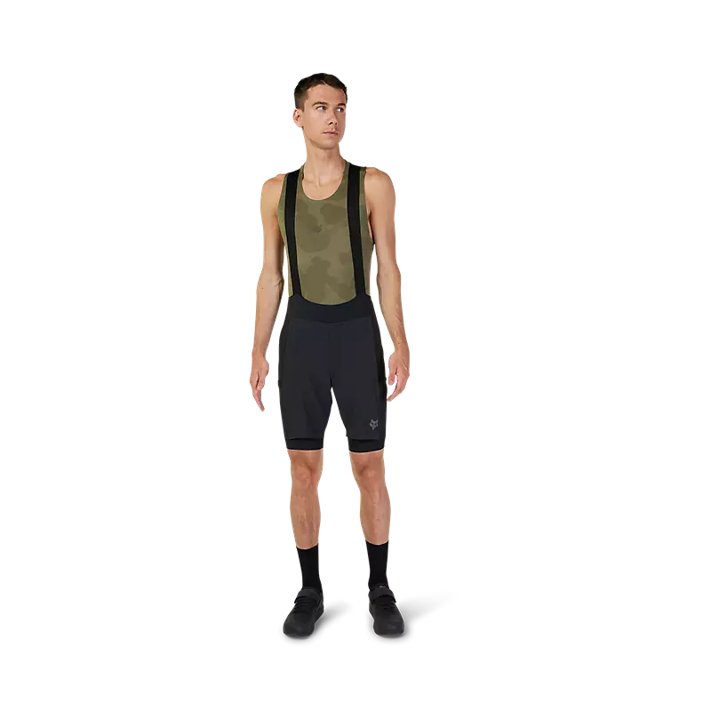 Fox Racing Flexair Ascent Cargo Bib Short - Black - Image 2