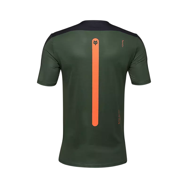 Fox Racing Flexair Aviation Short Sleeve MTB Jersey - Dark Sage - Image 2