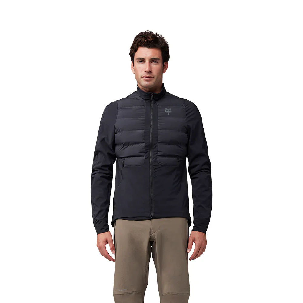 Fox Racing Flexair Fire Hybrid Cycling Jacket - Black - Image 3