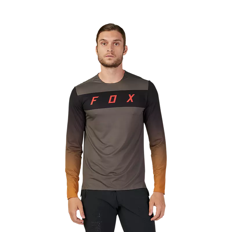 Fox Racing Flexair Long Sleeve MTB Jersey - Arcadia - Dirt - Image 2
