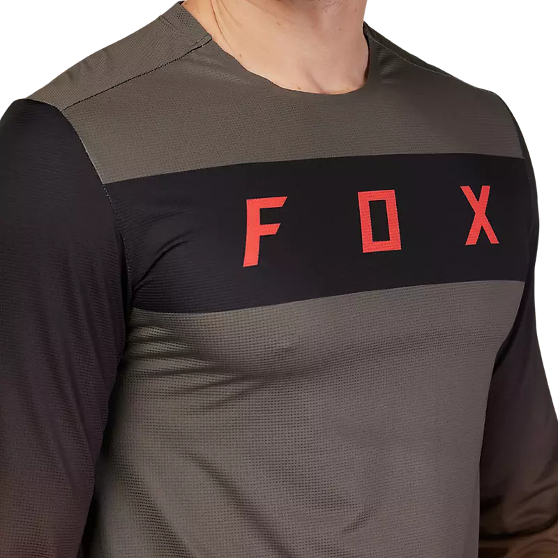 Fox Racing Flexair Long Sleeve MTB Jersey - Arcadia - Dirt - Image 6
