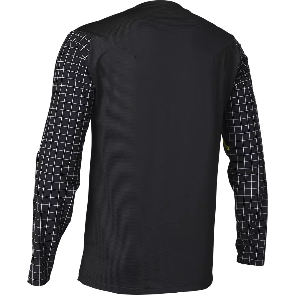 Fox Racing Flexair Long Sleeve MTB Jersey - Celz - Black - Image 2