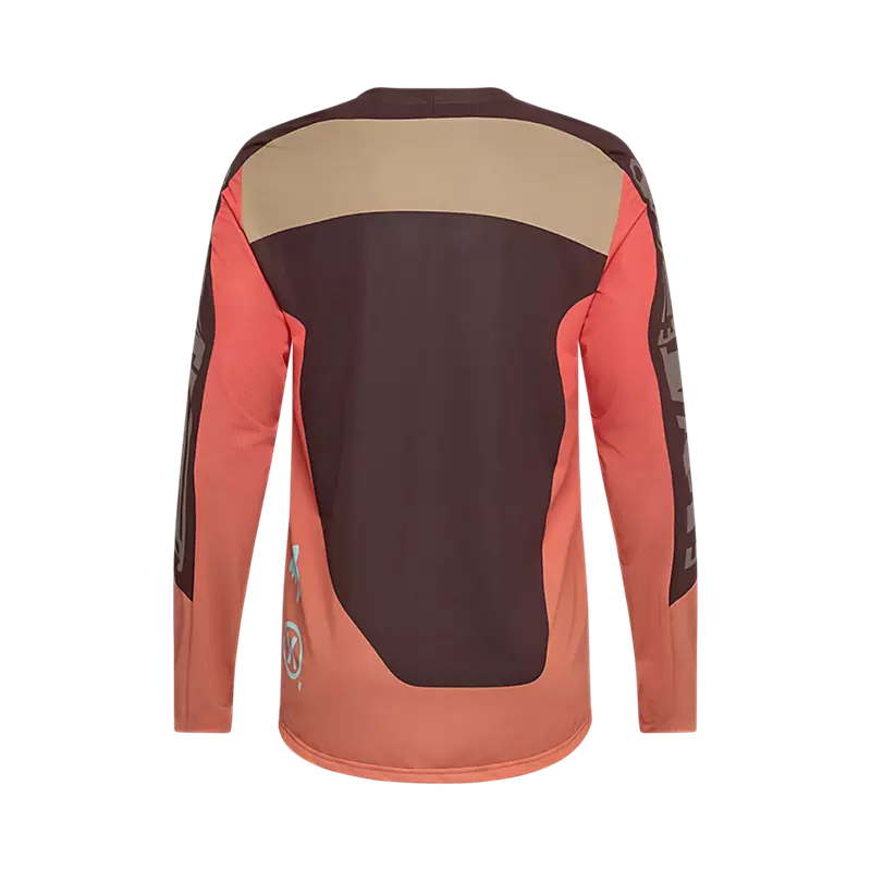 Fox Racing Flexair Long Sleeve MTB Jersey - Elevated - Cocoa - Image 2