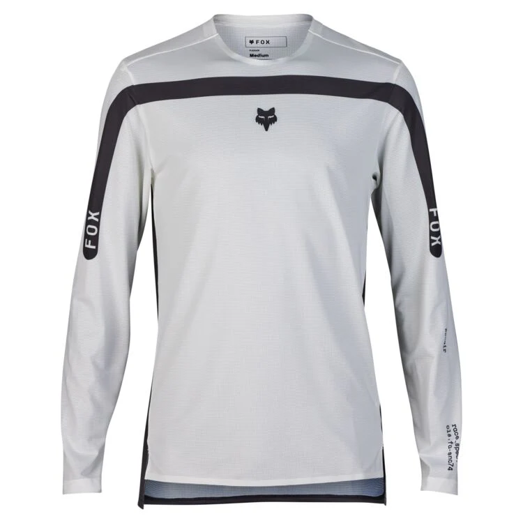 Fox Racing Flexair Long Sleeve MTB Race Jersey - Aviation - White