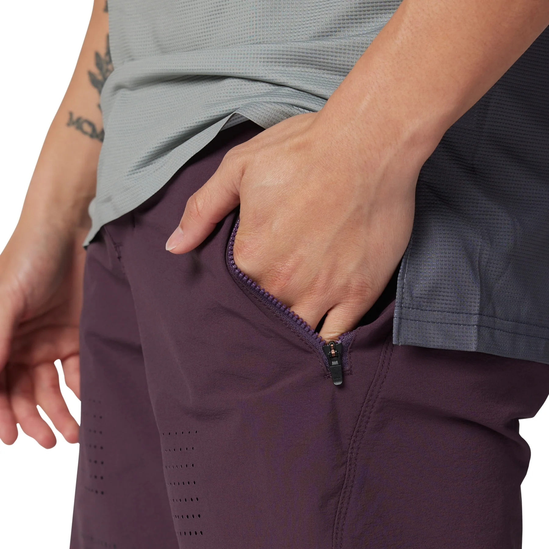Fox Racing Flexair MTB Short - Dark Purple - Image 3