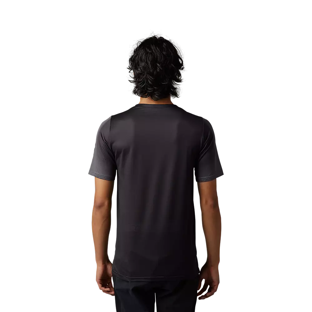 Fox Racing Flexair Short Sleeve MTB Jersey - Novah - Steel Gray - Image 2