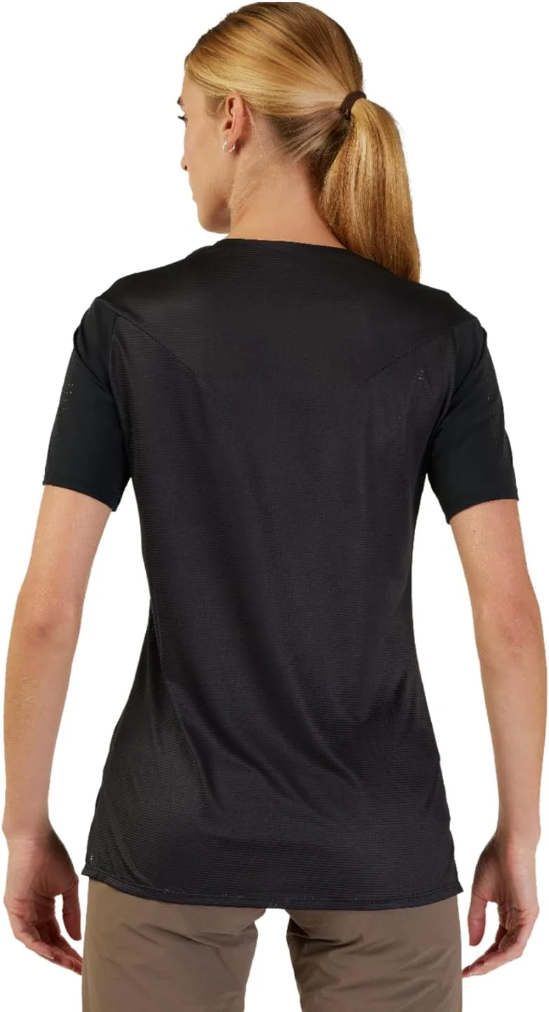 Fox Racing Flexair Short Sleeve MTB Jersey - Womens - Black - Image 3