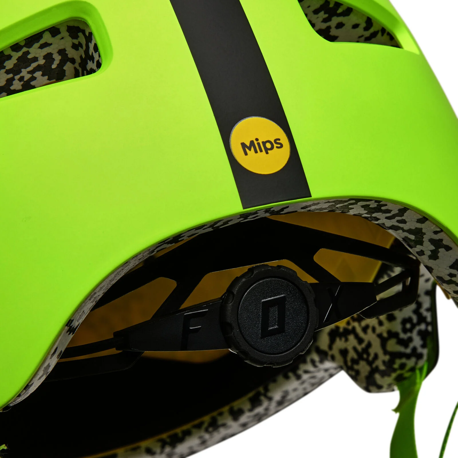 Fox Racing Flight Pro Dirt Jump Helmet - Black-Yellow - Image 6