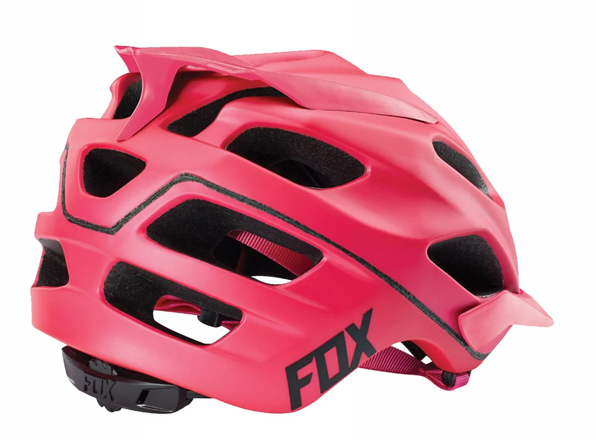 Fox Racing Flux Solids MTB Helmet - Pink - Image 2