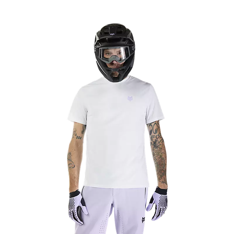 Fox Racing Frequency Short Sleeve Tech Tee - Optic White - Image 3