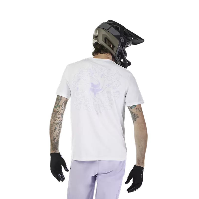 Fox Racing Frequency Short Sleeve Tech Tee - Optic White - Image 4