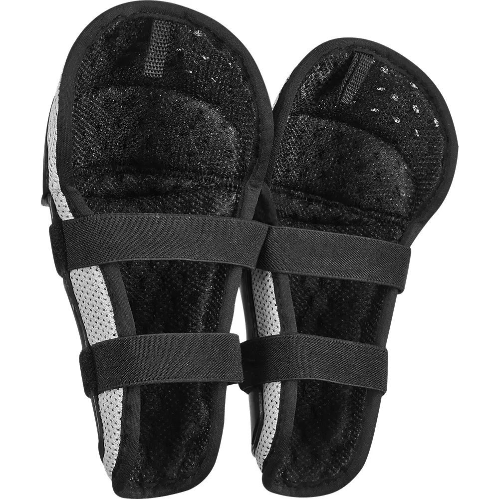 Fox Racing Peewee Titan Knee/Shin Guard - Kids - Black-Silver - 2023 - Image 2