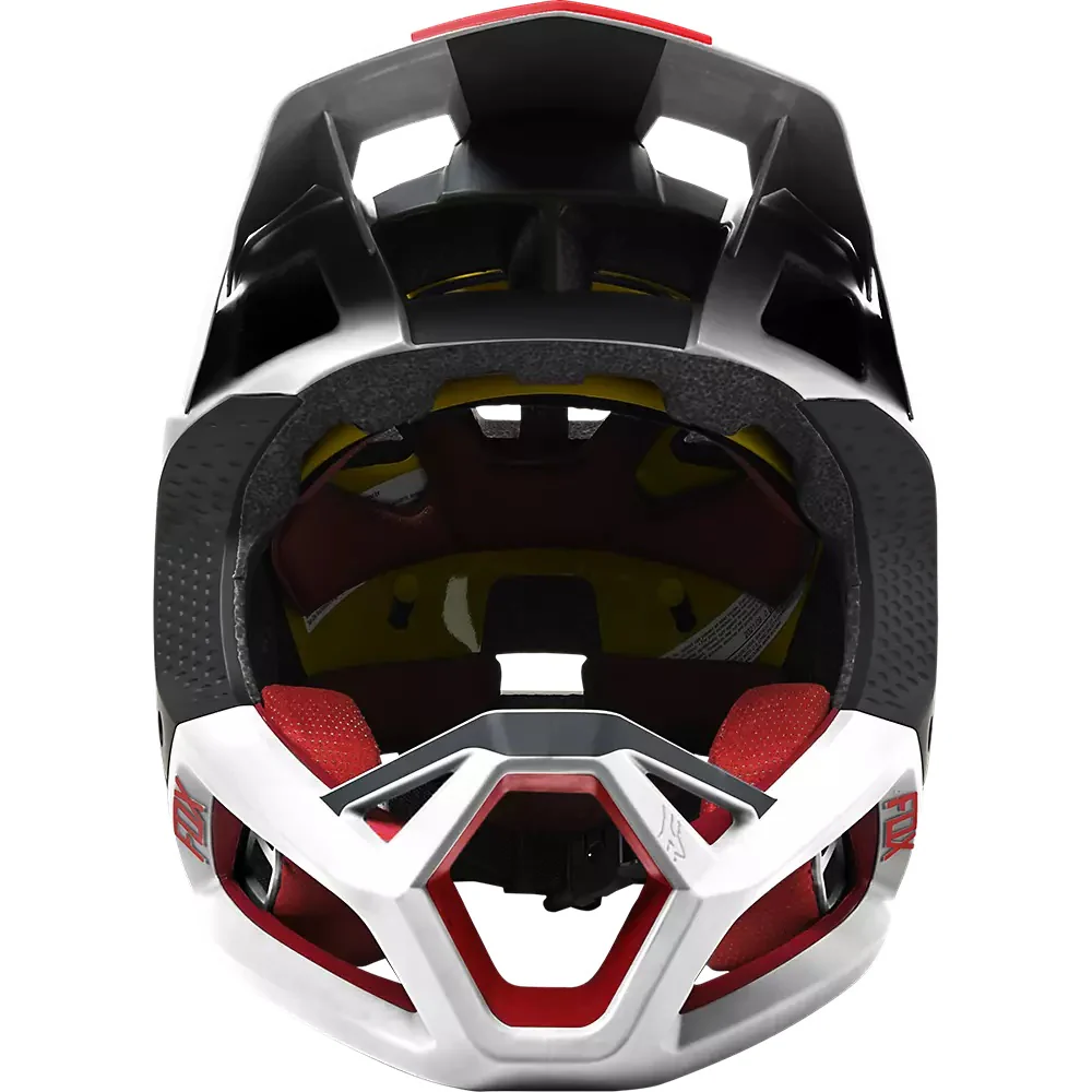 Fox Racing ProFrame Full Face Helmet - Blocked - Black-White - Image 3