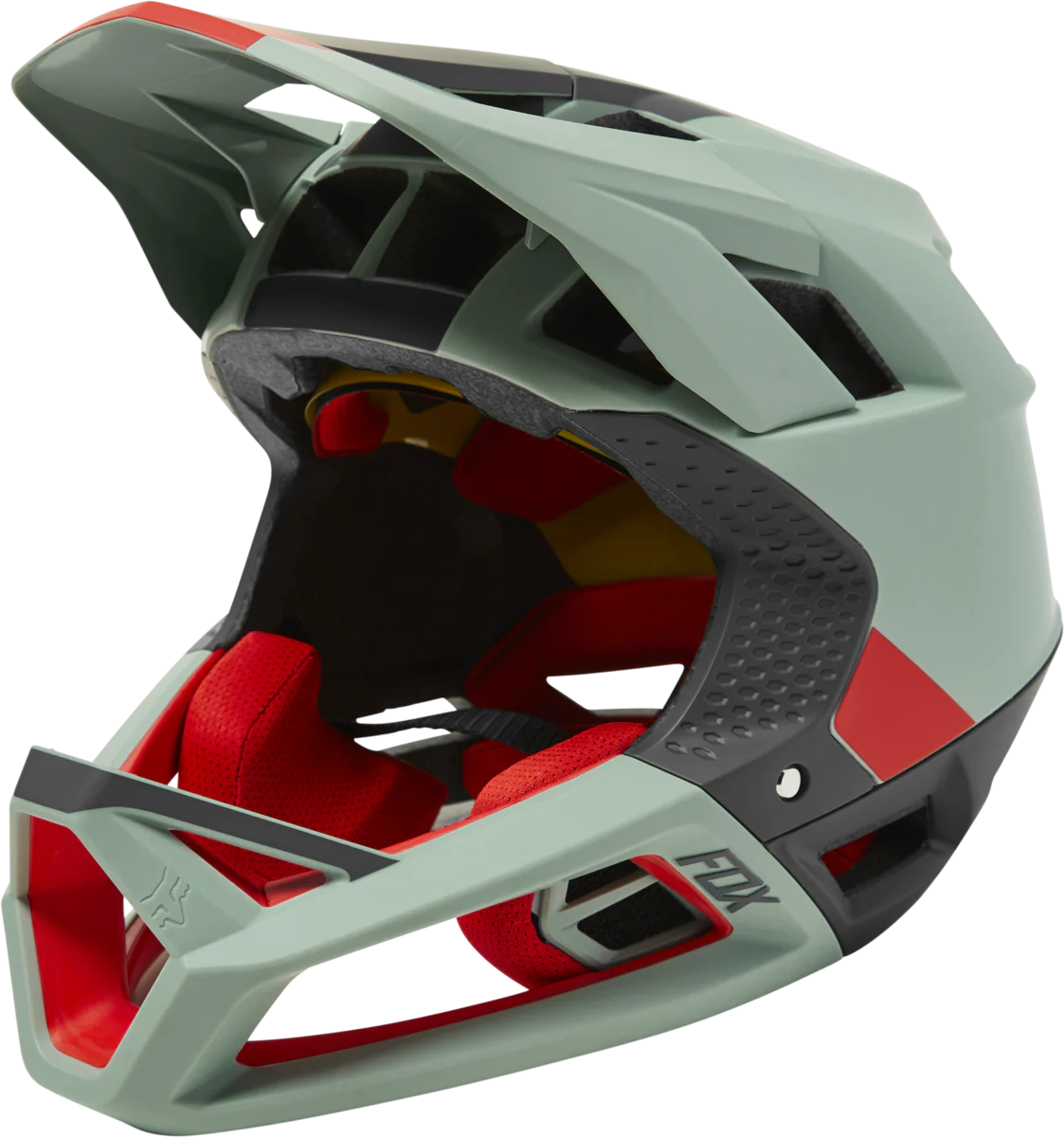 Fox Racing ProFrame Full Face Helmet - Blocked - Eucalyptus