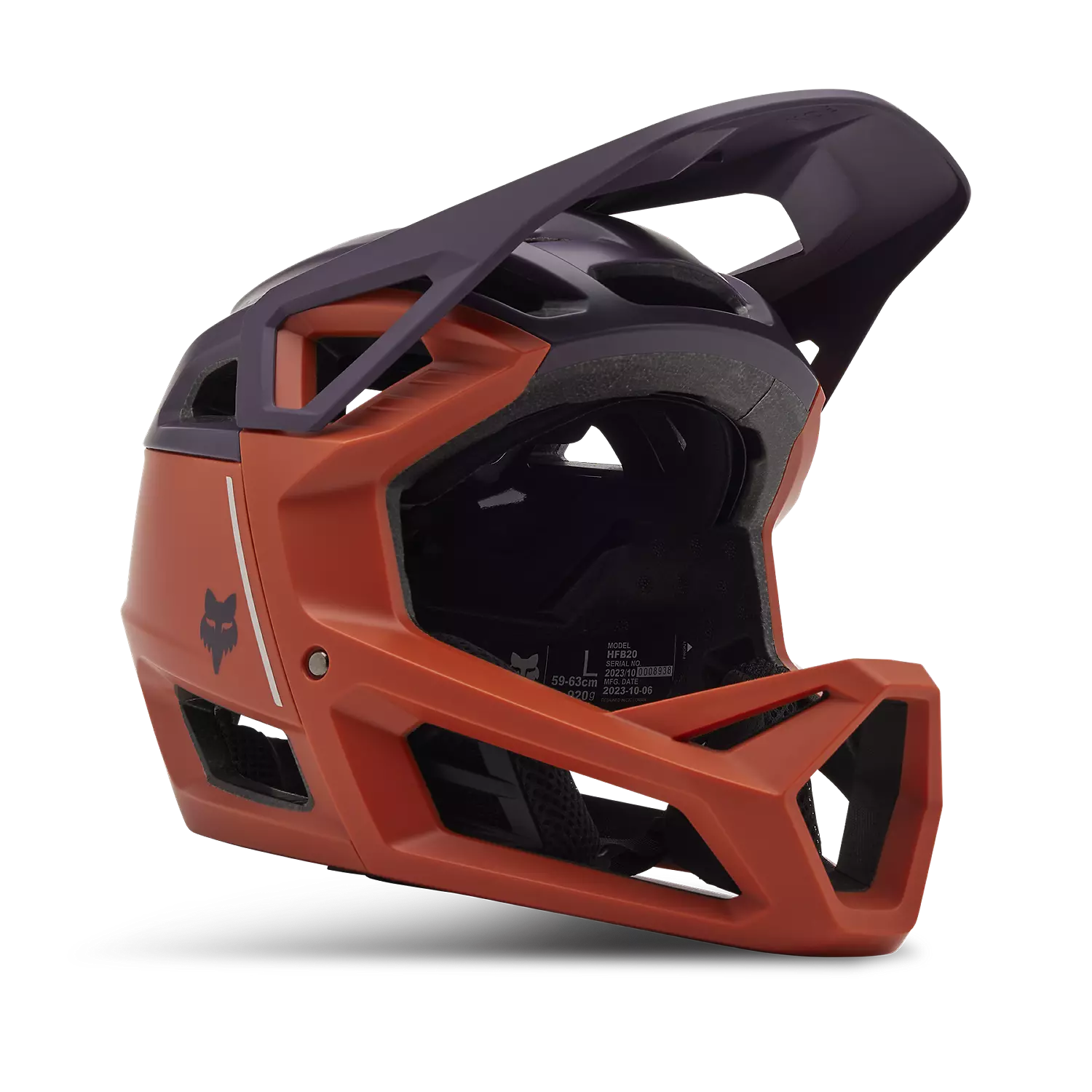 Fox Racing Proframe Full Face Helmet - Clyzo - Atomic Orange - Image 2