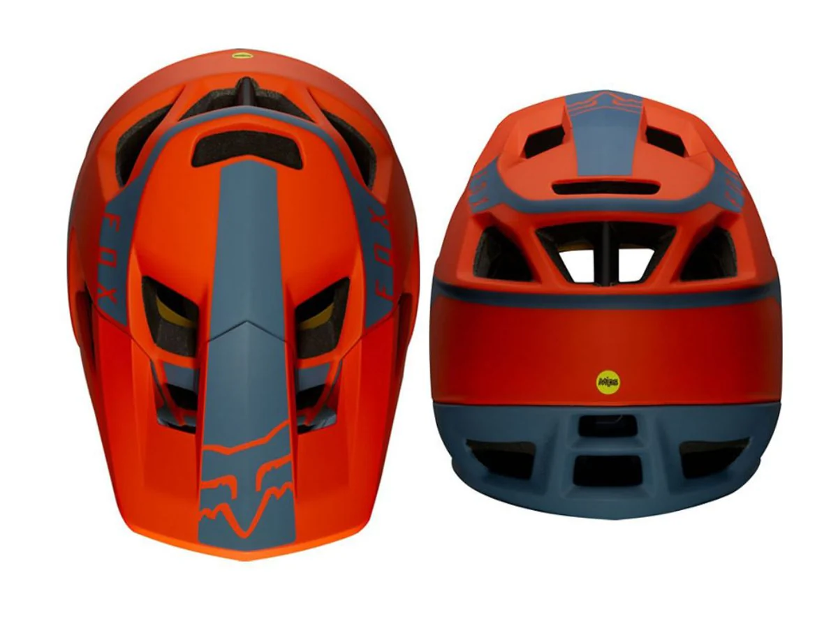 Fox Racing Proframe Full Face Helmet - Quo - Bold Orange - 2020 - Image 2