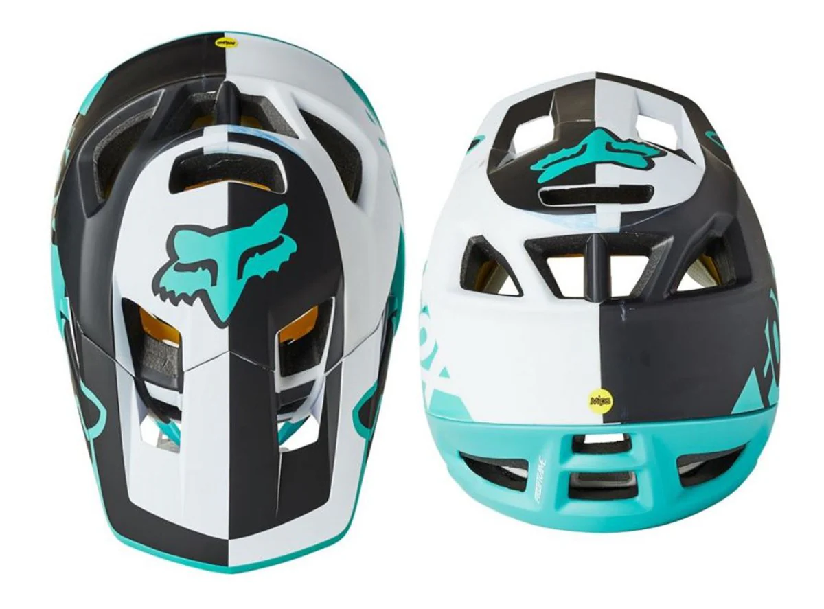Fox Racing Proframe Full Face Helmet - Teal - 2021 - Image 2