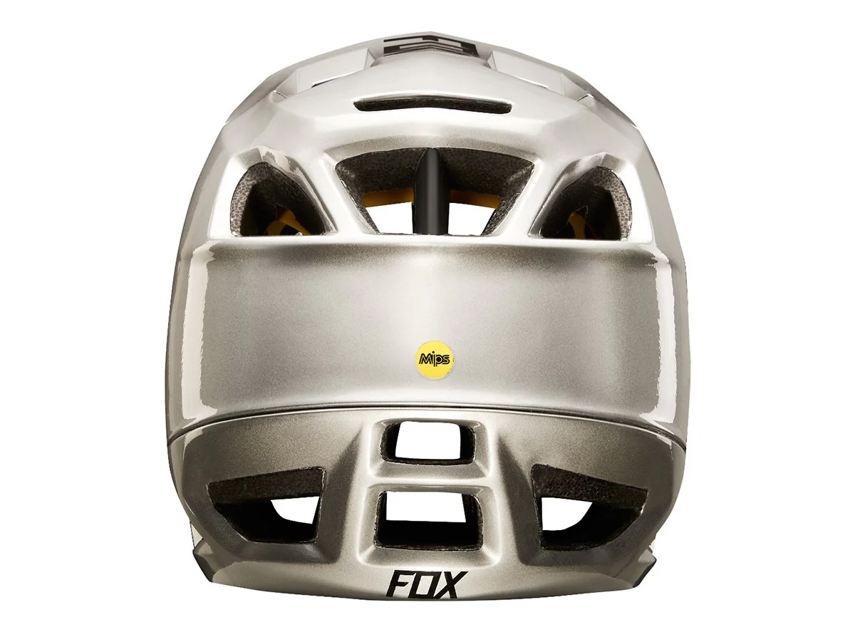 Fox Racing Proframe Moth Full Face Helmet - Black-Silver - Image 2