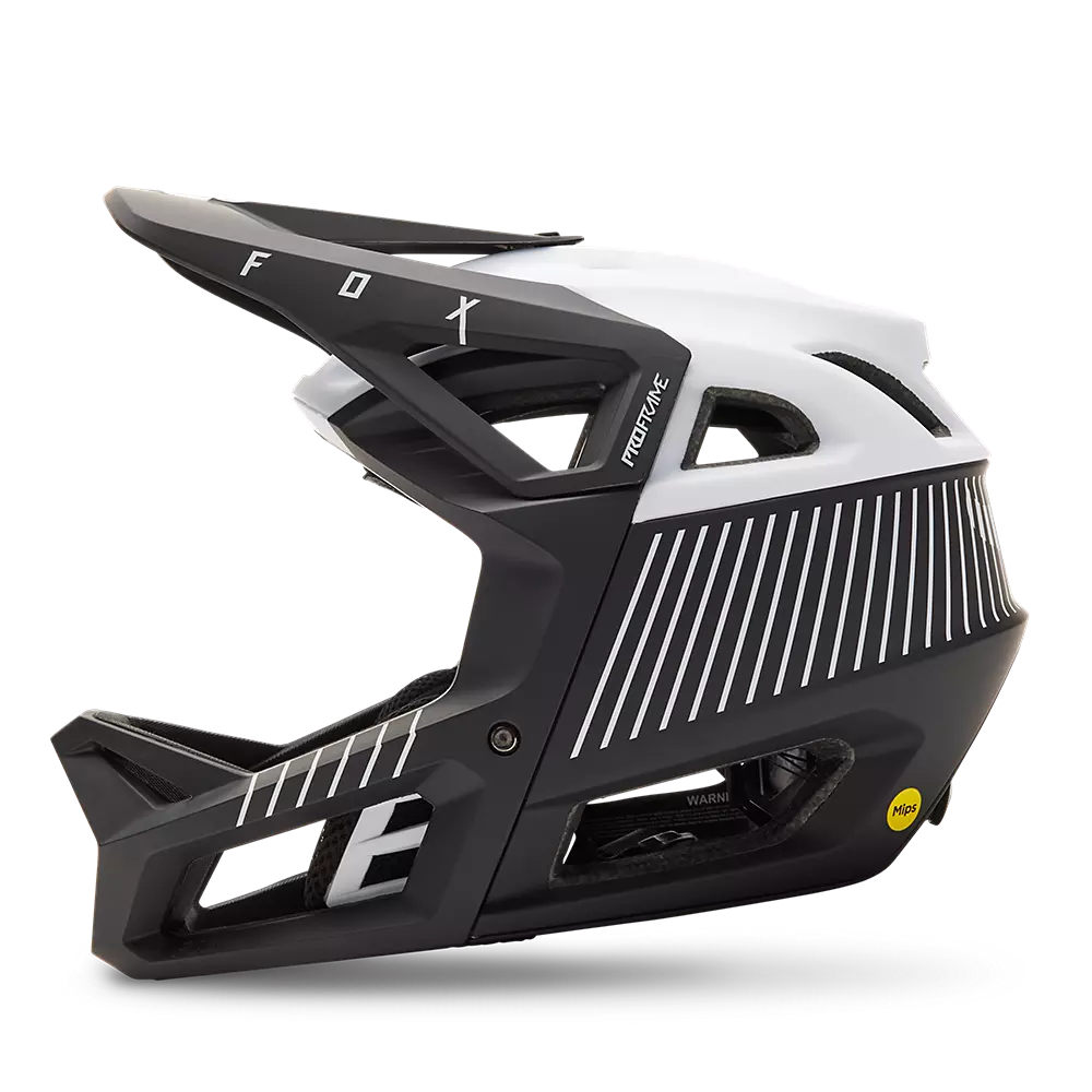Fox Racing ProFrame RS Full Face Helmet - Mash - Black-White - Image 3