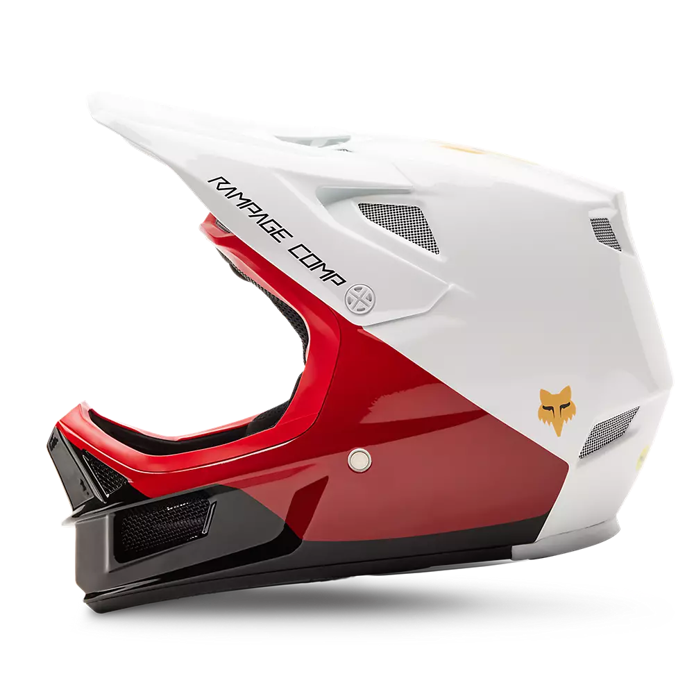 Fox Racing Rampage Comp Baysik Full Face Helmet - White - Image 2