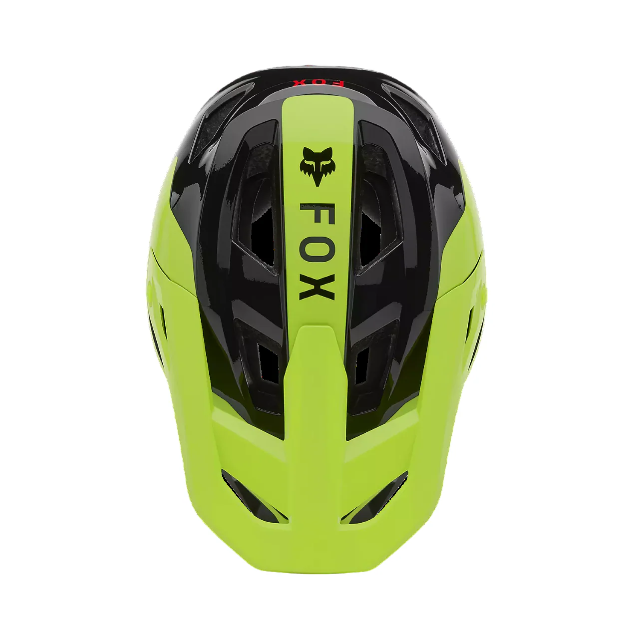 Fox Racing Rampage Full Face Helmet - Barge - Flo Yellow - Image 5