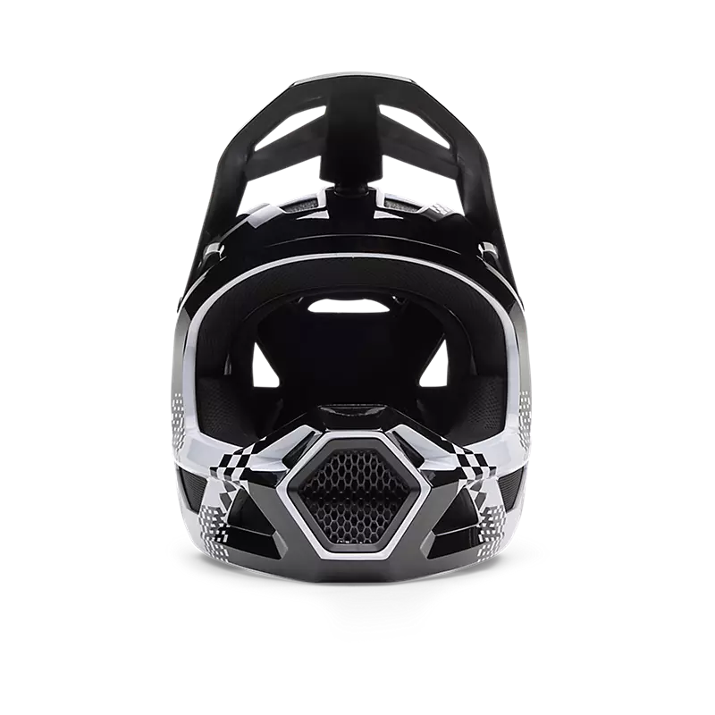 Fox Racing Rampage Full Face Helmet - Digi Image - Black-White - Image 3