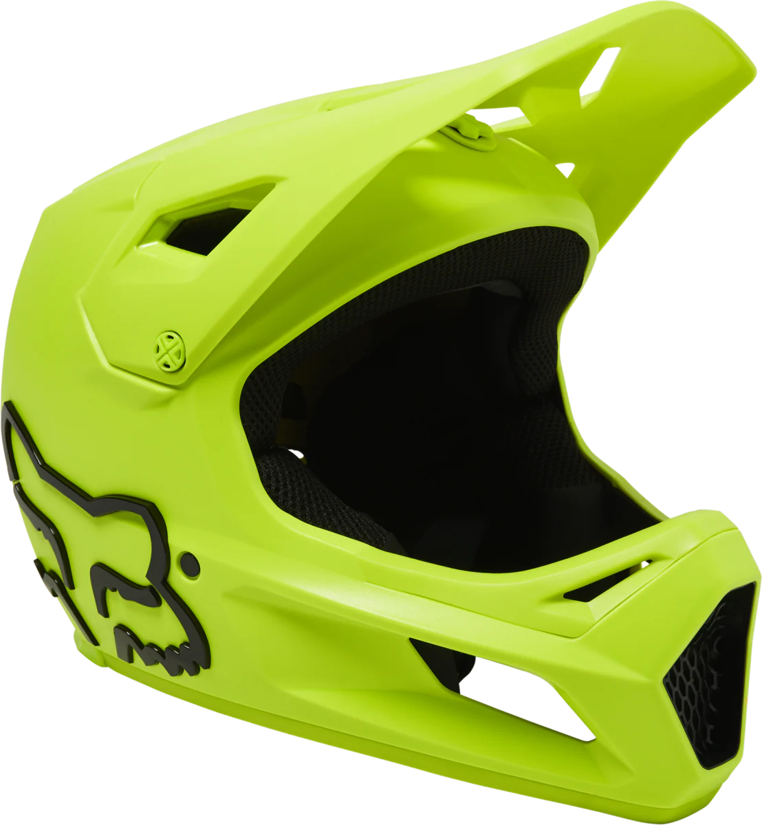 Fox Racing Rampage Full Face Helmet - Youth - Flo Yellow - Image 2