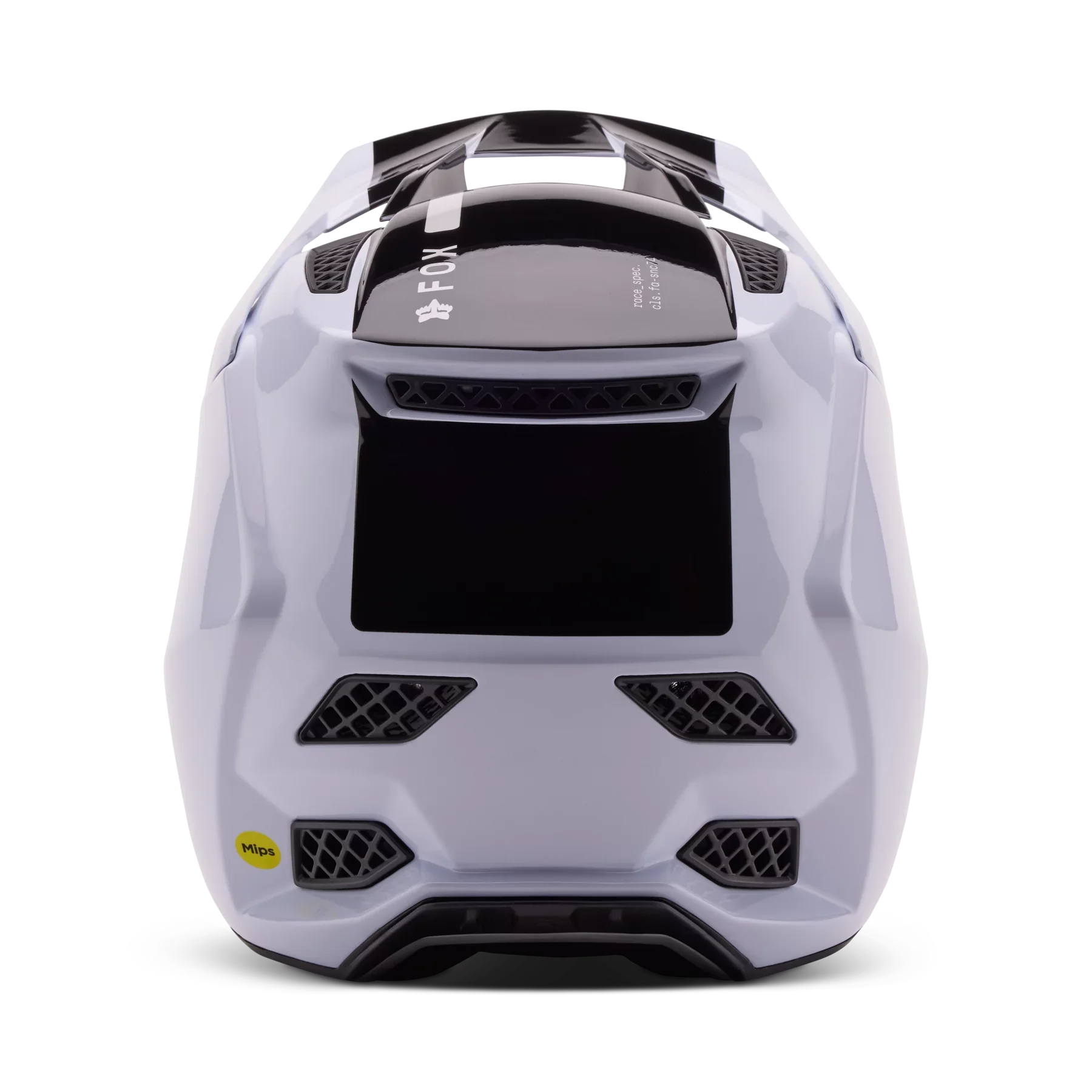 Fox Racing Rampage Pro Carbon Full Face Helmet - Intrude - CE/CPSC - White - Image 5