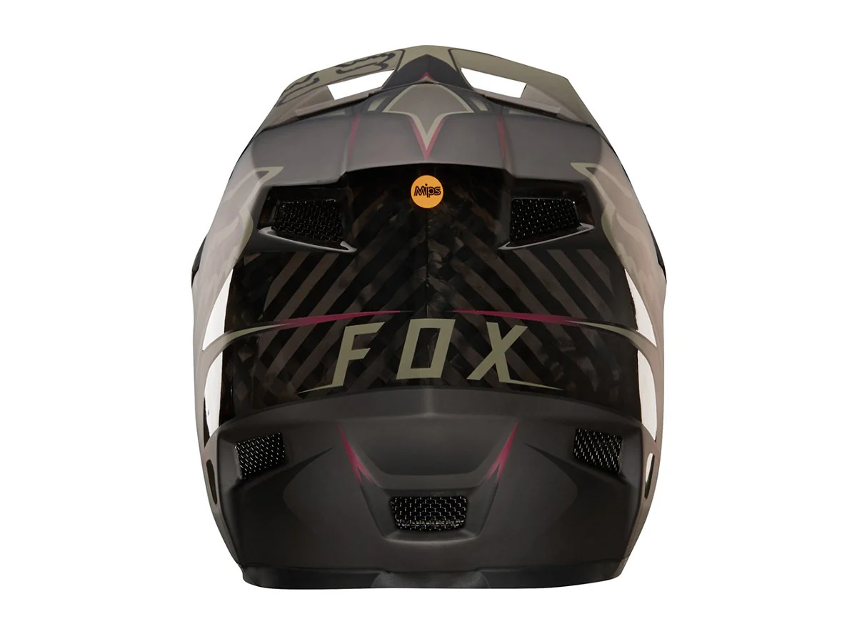 Fox Racing Rampage Pro Carbon Kustom Full Face Helmet - Fatigue-Black