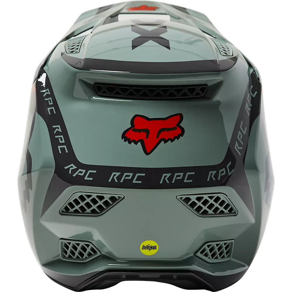 Fox Racing Rampage Pro Carbon MIPS Divide Full Face Helmet - Eucalyptus - 2022 - Image 6