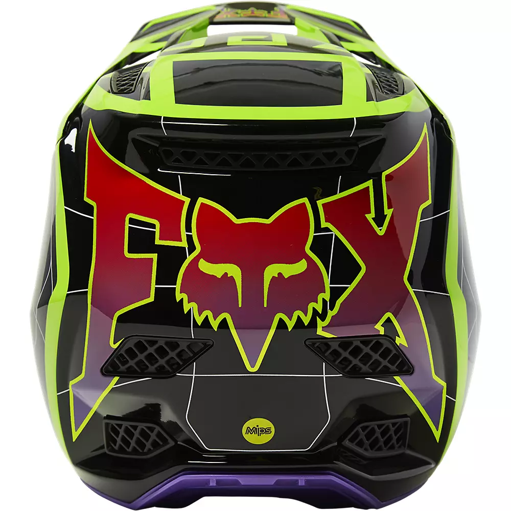 Fox Racing Rampage Pro Carbon Mips Full Face Helmet - Celz - Black - Image 4