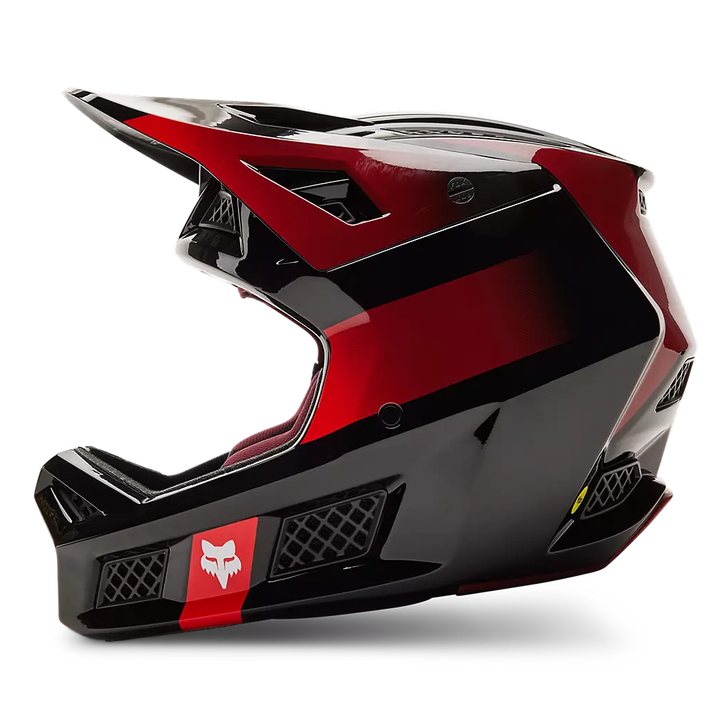 Fox Racing Rampage Pro Carbon MIPS Full Face Helmet - Glnt - Black - Image 2