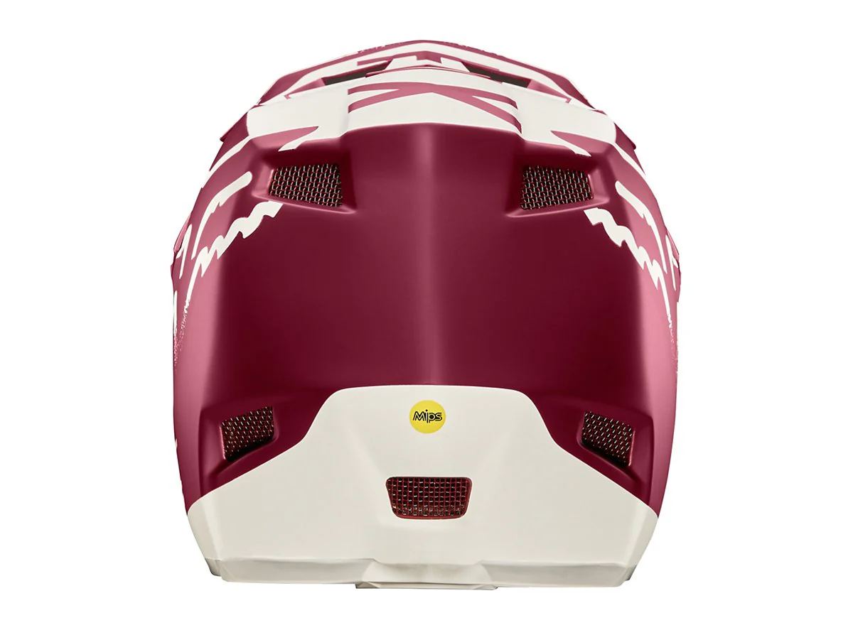Fox Racing Rampage Pro Carbon Moth Full Face Helmet - Dark Red