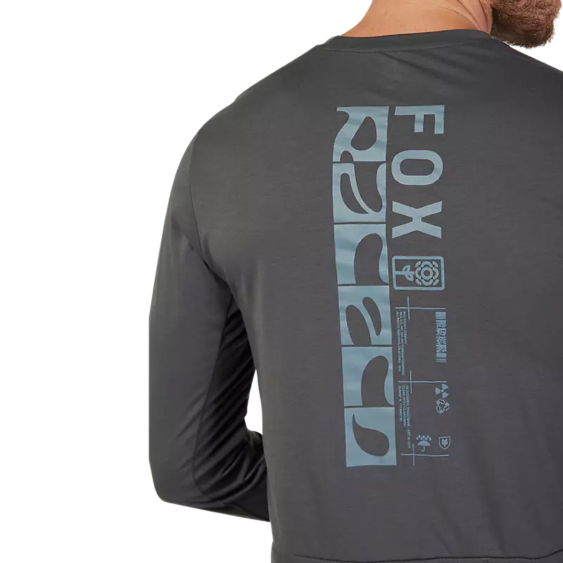 Fox Racing Ranger Dri Release Long Sleeve MTB Jersey - Dark Shadow - 2023 - Image 5