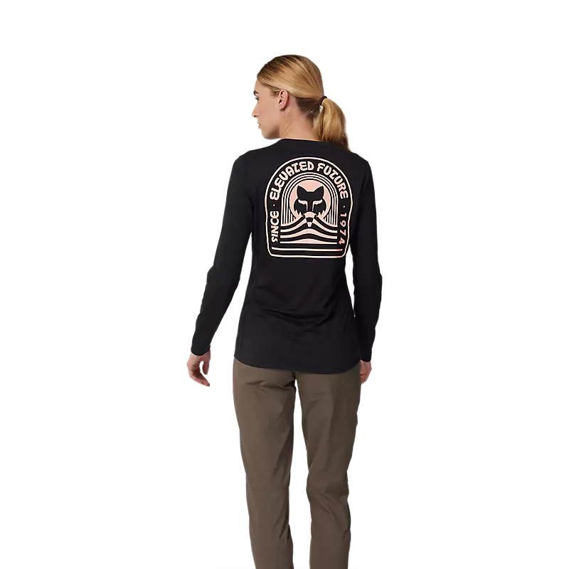 Fox Racing Ranger Dri Release Long Sleeve MTB Jersey - Womens - Black - 2024 - Image 4