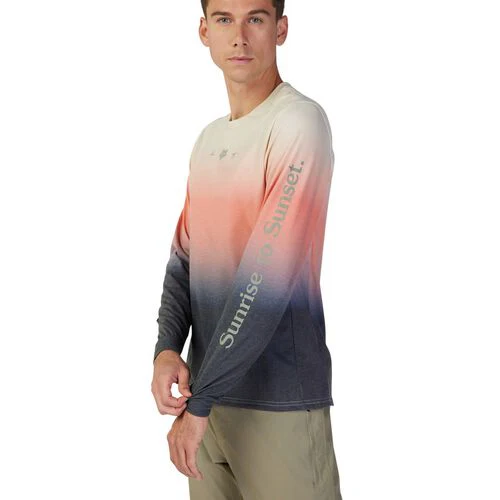 Fox Racing Ranger Dri Release MD Long Sleeve MTB Jersey - Lunar - Bone - Image 5