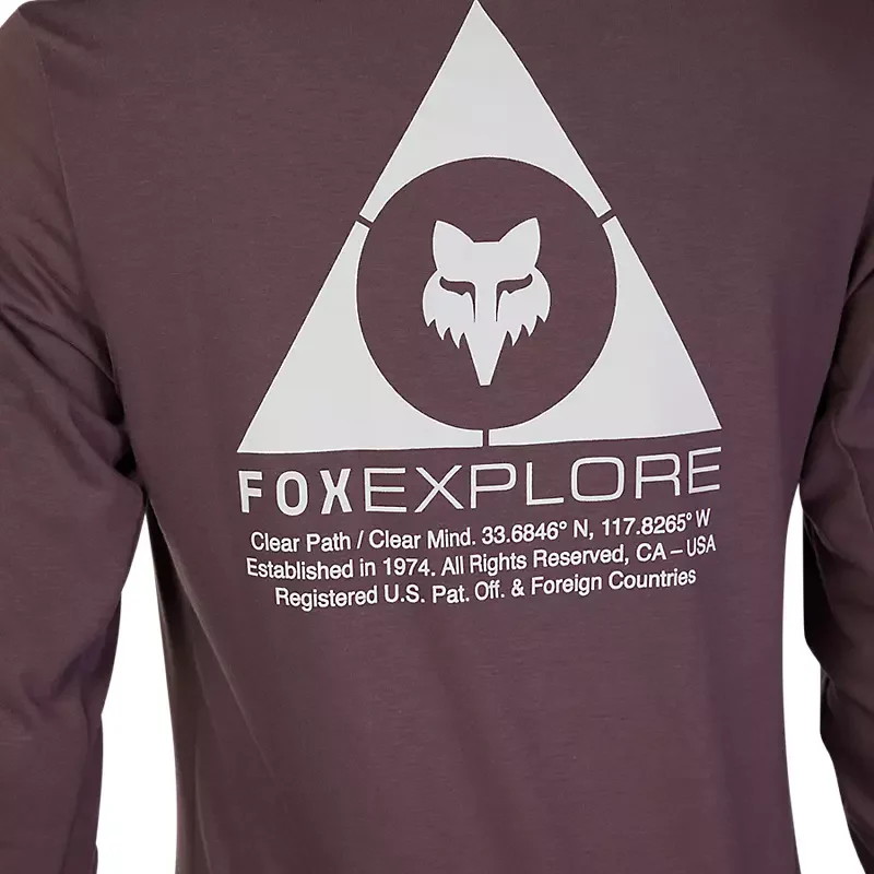 Fox Racing Ranger Dri Release MD Long Sleeve MTB Jersey - Tred - Purple - Image 3