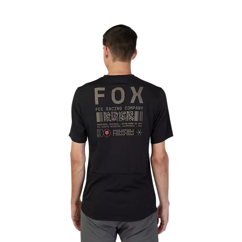 Fox Racing Ranger Dri Release Short Sleeve MTB Jersey - Race - Black - Image 3