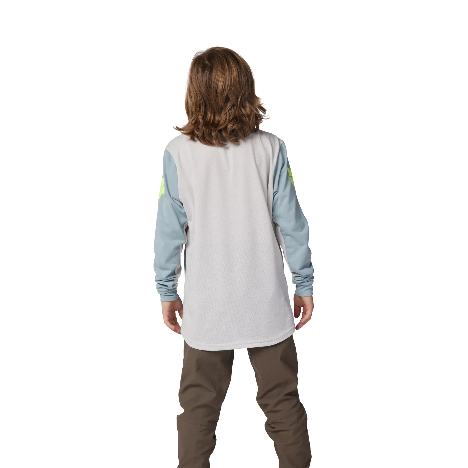 Fox Racing Ranger Long Sleeve MTB Jersey - Aviation - Youth - Gunmetal - Image 4