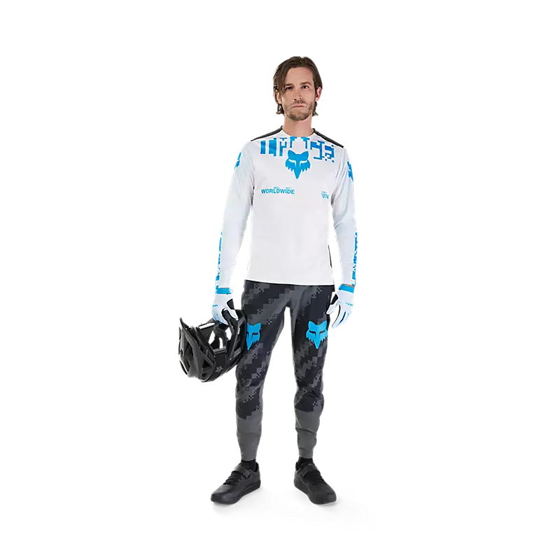 Fox Racing Ranger Long Sleeve MTB Jersey - Digi image - White - Image 11