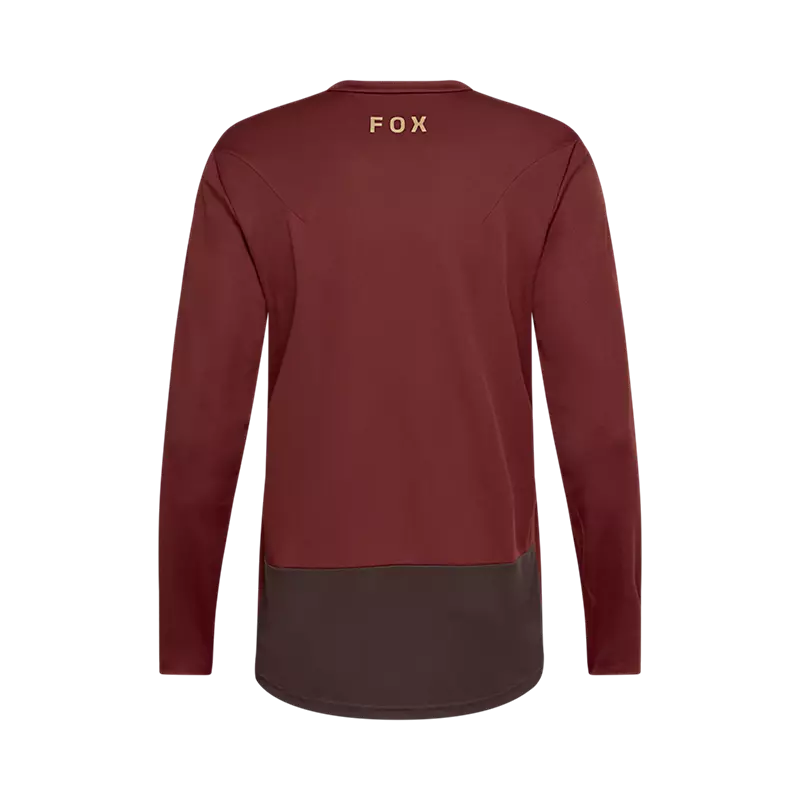Fox Racing Ranger Long Sleeve MTB Jersey - Fox Head - Rust - Image 2